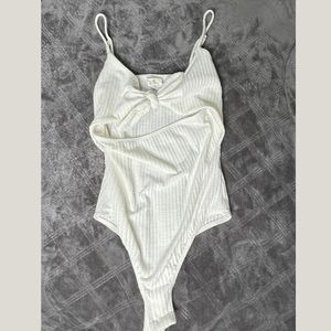 By Together Front Tie Bodysuit